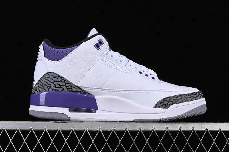 All categories Air Jordan Jordan series basketball shoes Air Jordan 3 LW version Air Jordan 3 "Pine Green" AJ3 Joe 3 Villain Purple CT8532-105